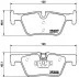 Тормозные колодки, тюнинг BREMBO P 06 071X (фото 2)