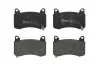 Колодки гальмівні дискові (комплект 4 шт) BREMBO P09029 (фото 2)