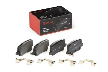 Klocki ham. tył TESLA MODEL S (5YJS) 09/12-&gt; / TESLA MODEL X (5YJX) 09/13-&gt; BREMBO P09032 (фото 1)