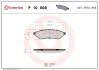 Гальмівні колодки, дискове гальмо (набір) BREMBO P10008 (фото 1)