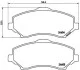 Гальмівні колодки дискові BREMBO P11 025 (фото 1)