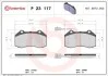 Тормозные колодки дисковые BREMBO P23 117 (фото 1)