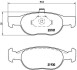 Гальмівні колодки, дискове гальмо (набір) BREMBO P23125 (фото 1)