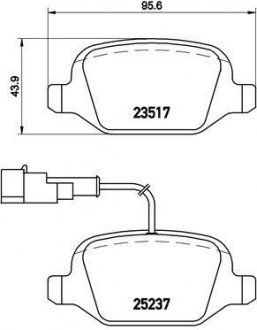 Автозапчасть BREMBO P23131