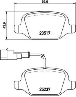 Автозапчасть BREMBO P23131