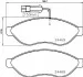 Гальмiвнi колодки к-кт. BREMBO P23 143 (фото 1)