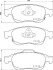 Klocki ham.Xtra FIAT 500X (334_) 09/14-&gt; / JEEP RENEGADE SUV (BU, B1, BV) 07 BREMBO P23165X (фото 1)
