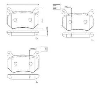 Автозапчасть BREMBO P23184