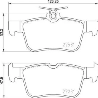 Тормозные колодки BREMBO P24175