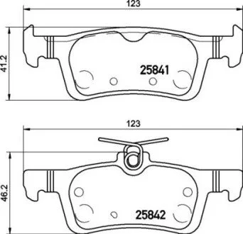 Тормозные колодки дисковые BREMBO P24 204