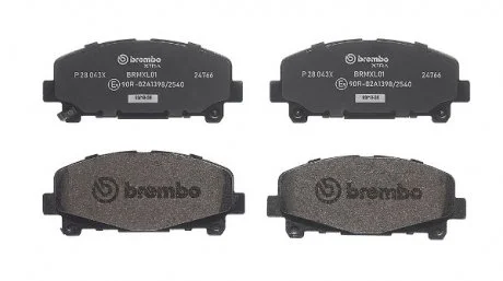Тормозные колодки Xtra BREMBO P 28 043X