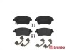 Колодки тормозные дисковые, к-кт. BREMBO P30064 (фото 2)