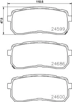 Автозапчасть BREMBO P30080