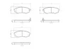 Klocki ham. HYUNDAI ELANTRA BREMBO P30097 (фото 1)