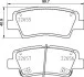 Тормозные колодки дисковые P30 103