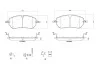Klocki ham. JAGUAR E-PACE (X540) 09/17-> / LAND ROVER DISCOVERY SPORT (L P36038