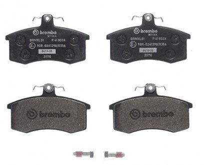 Тормозные колодки, тюнинг BREMBO P 41 003X