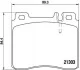 Тормозные колодки Brembo P50 018