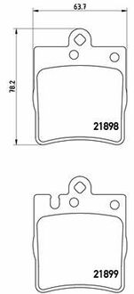 Тормозные колодки, тюнинг BREMBO P 50 033X