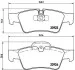 Колодка торм. диск. MB GL-CLASS задн. BREMBO P50 064 (фото 1)