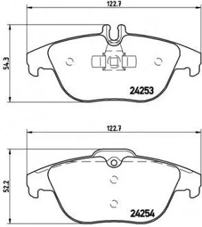 Тормозные колодки BREMBO P50 068