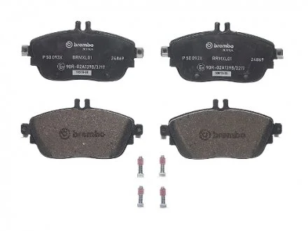 Гальмівні колодки, тюнінг BREMBO P 50 093X (фото 1)