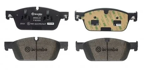Колодки гальмівні дискові BREMBO P 50 102X