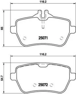 Автозапчасть BREMBO P50103