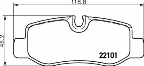 Тормозные колодки BREMBO P50 126