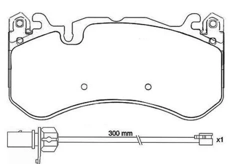 Тормозные колодки дисковые BREMBO P50 127