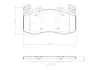 Klocki ham. MERCEDES-BENZ A-CLASS (W177) 03/18-> / MERCEDES-BENZ CLA (C1 P50163
