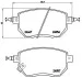 Тормозные колодки Brembo P56 051