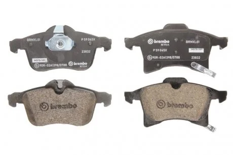 Тормозные колодки, тюнинг BREMBO P 59 045X