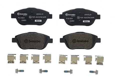 Тормозные колодки, тюнинг BREMBO P 61 103X