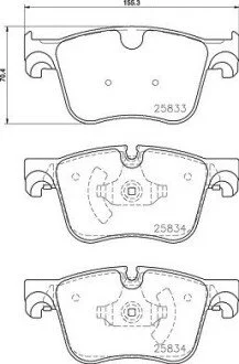 Комплект тормозных колодок BREMBO P 61 127