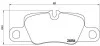 Тормозные колодки Brembo P65 020