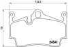 Колодки гальмівні PORSCHE BOXTER 04- CAYMAN 12- tyі P65028