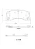 Klocki ham. PORSCHE CAYENNE (9YA) 05/17-> / PORSCHE CAYENNE Coupe (9YB) P65049