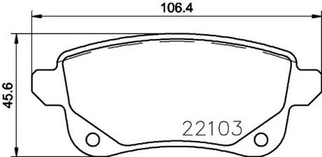Комплект тормозных колодок BREMBO P68064