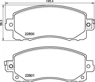 Гальмівні колодки дискові BREMBO P78 028