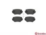 Комплект тормозных колодок, дисковый тормоз BREMBO P79 009 (фото 2)
