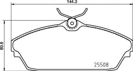 Автозапчасть BREMBO P82003 (фото 1)