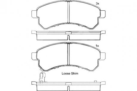 Автозапчастина BREMBO P82004 (фото 1)