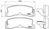 Тормозные колодки Brembo P83 015