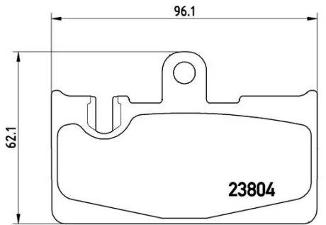 Тормозные колодки дисковые BREMBO P83059