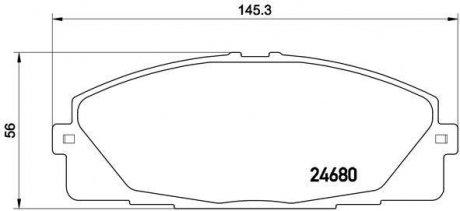 Автозапчасть BREMBO P83139