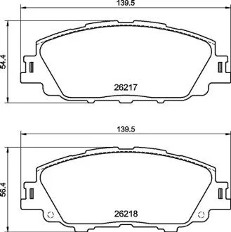 Гальмівні колодки дискові BREMBO P83175