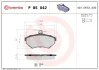 Гальмівні колодки, дискове гальмо (набір) BREMBO P85042 (фото 1)