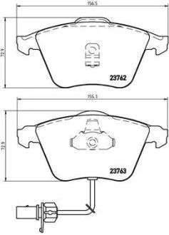 Гальмiвнi колодки к-кт. BREMBO P85 056