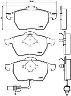 Колодки тормозные дисковые передние BREMBO P85060